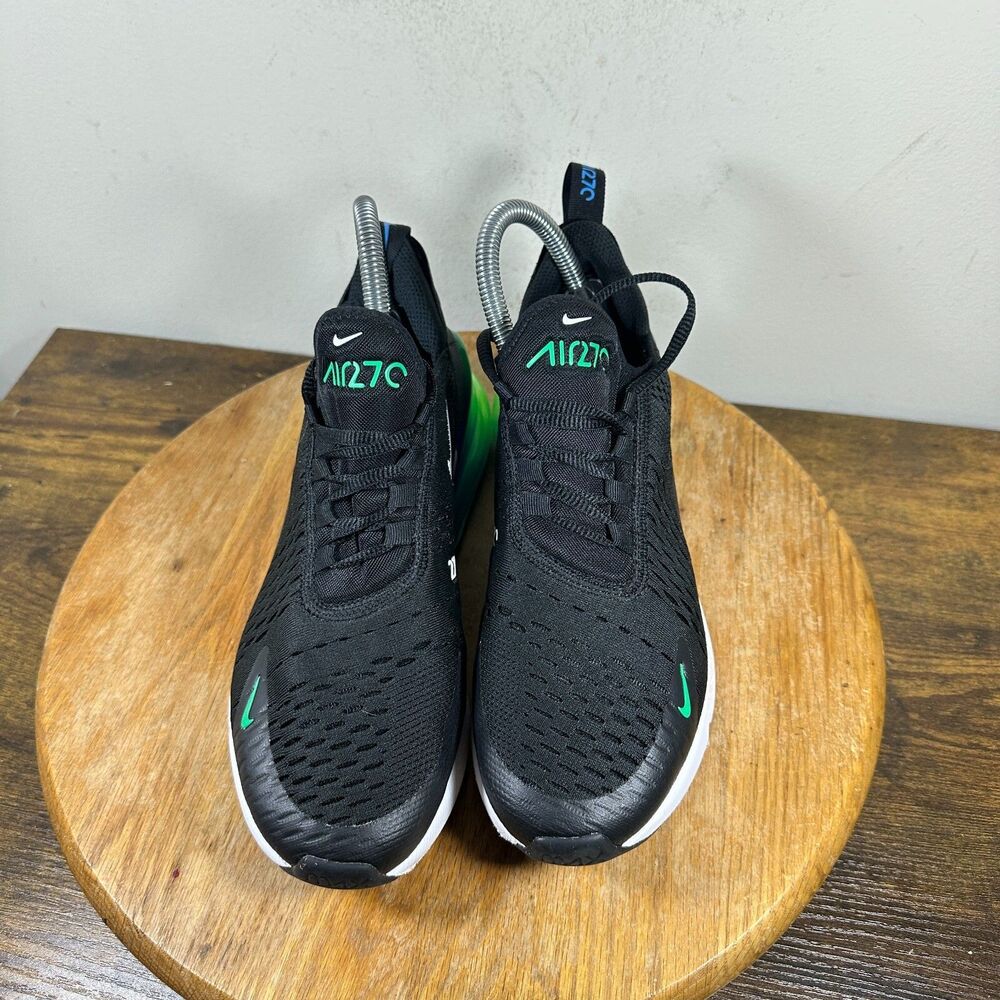 Nike Air Max 270 GS Black Green Blue Shoes Women's Size 7.5 FZ4356-001 - Picture 2 of 8
